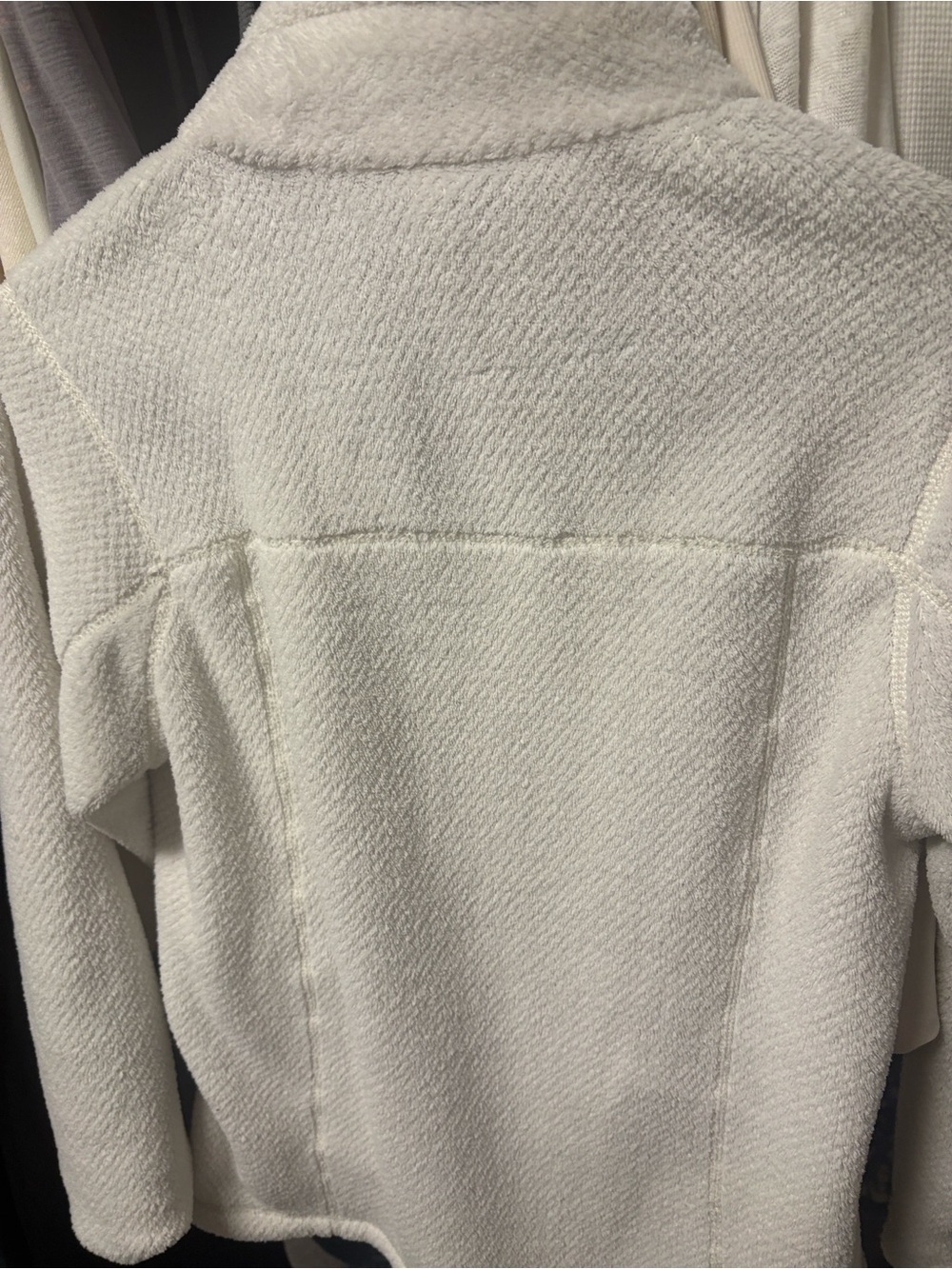 Patagonia Cream Bouclé Cardigan Jacket for Women